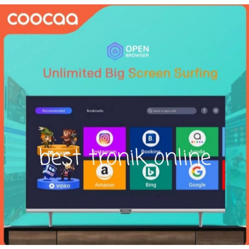 Coocaa 32inch digital smart tv 32S3U Bezel Less