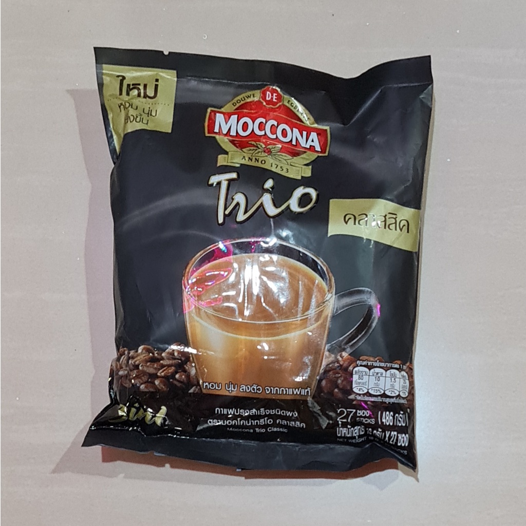 Kopi Moccona Trio Classic Instant Coffee Powder 27 x 18 Gram