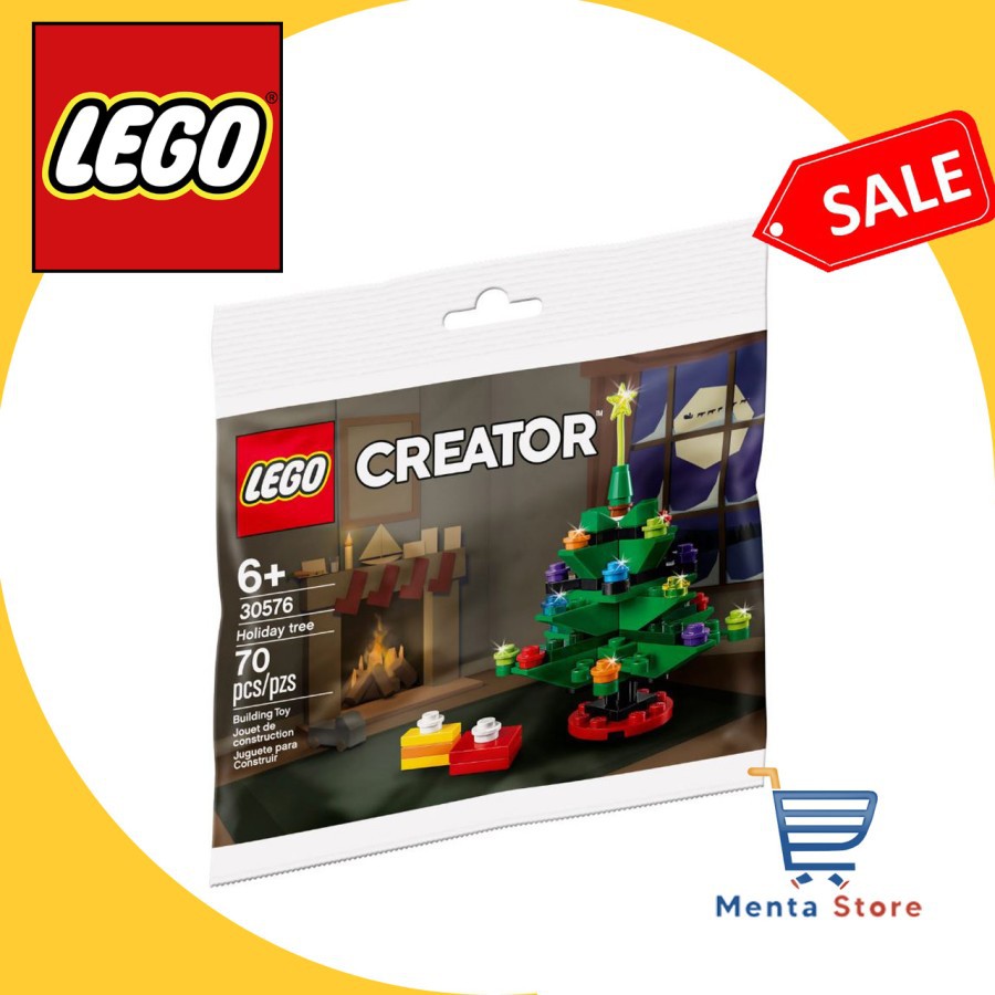 LEGO Creator 30576 Holiday Tree Christmas Pohon Natal Hadiah Star Ori