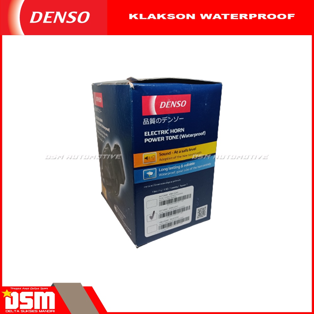 Denso Electric Horn Power Tone - Waterproof / Klakson Keong Mobil motor Waterproof