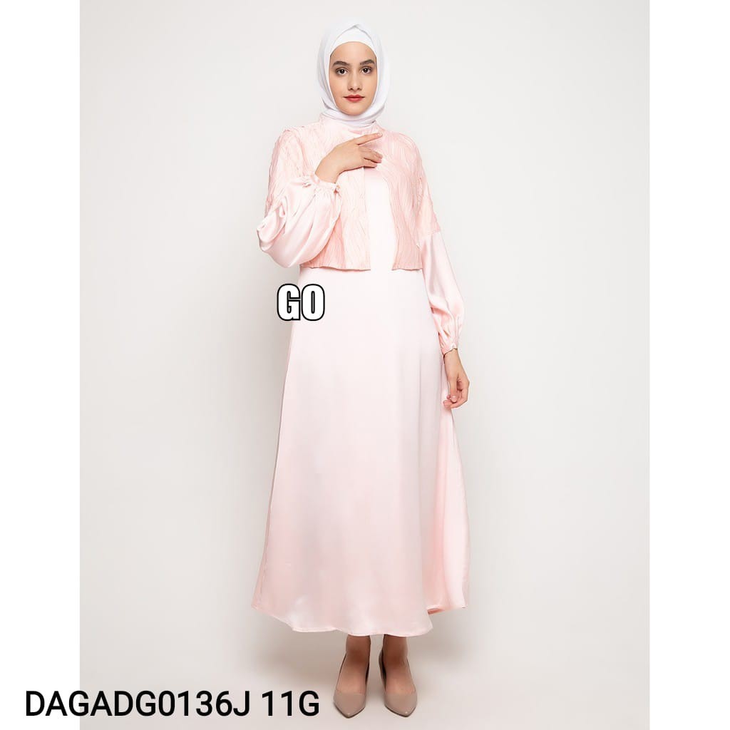 BB CARDINAL GAMIS Fashion Muslim Dress Muslimah Gamis Wanita Polos Motif Kekinian Bagus Original