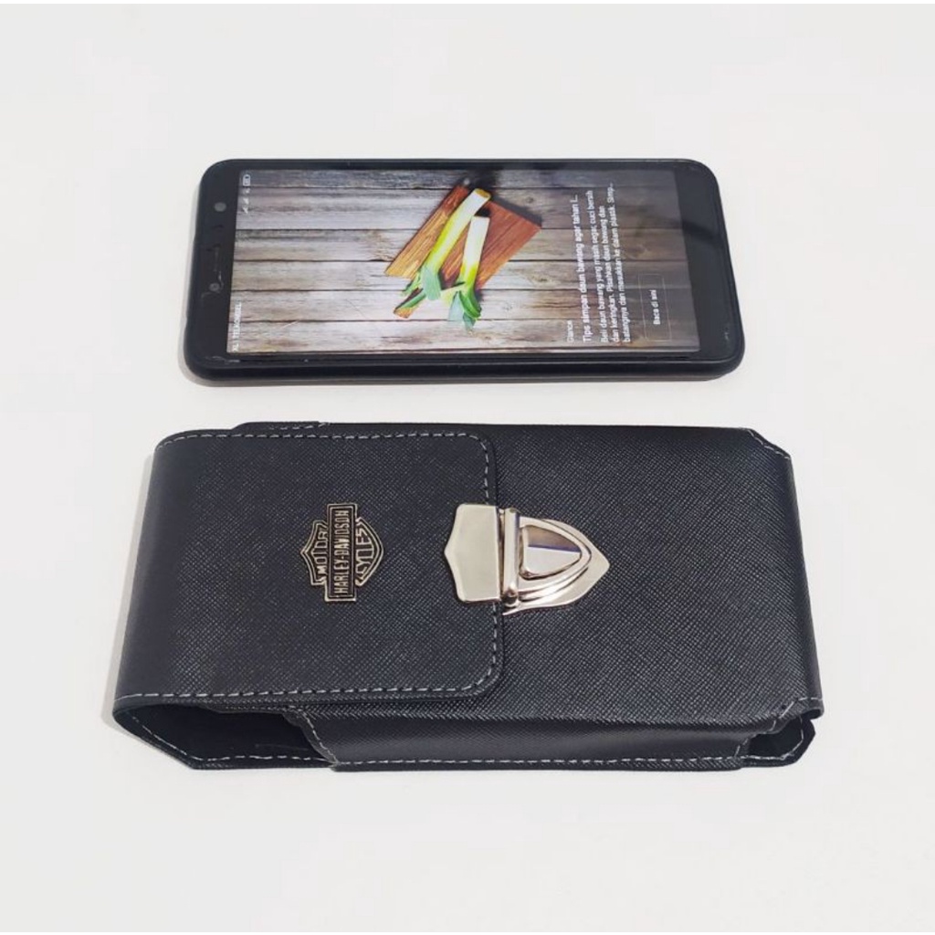 DOMPET HP PINGGANG PRIA 2 SLOT &amp; 1 SLOT UKURAN 6'5&quot; INCHI / SARUNG HP PINGGANG PRIA BAHAN TEBAL TERBARU!!!