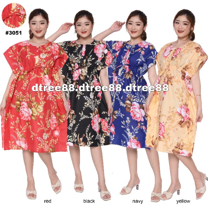 Dtree . Daster lowo jumbo busui Ld 110cm / daster lowo  / daster kalong motif bunga all size fit xxl-3