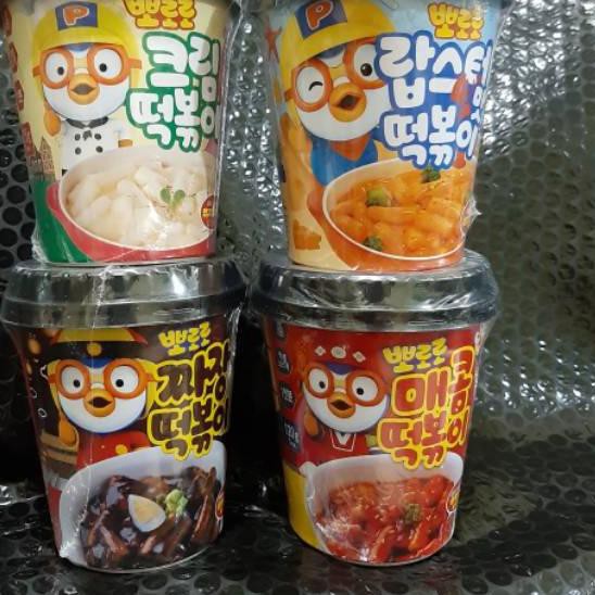 

Paling Baru [READY] Pororo Tteokbokki Topokki Instant Cream Lobster Jjajang Snack Korea Makanan Anak