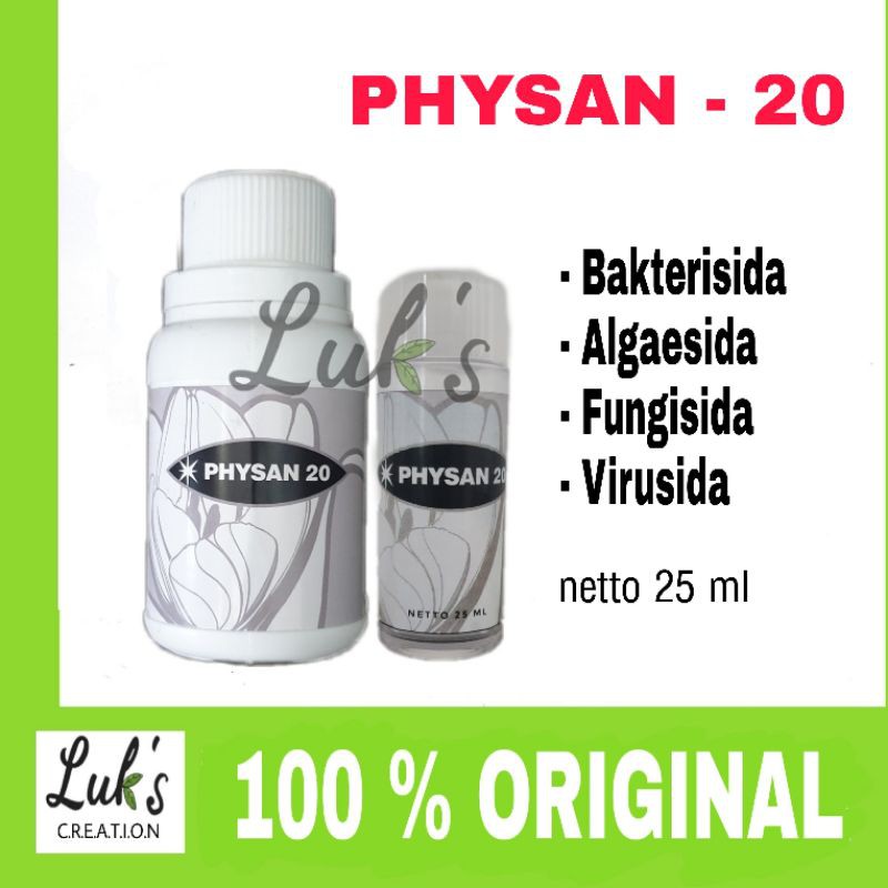 Physan 20 Bakterisida Fungisida Algaesida Virusida untuk tanaman
