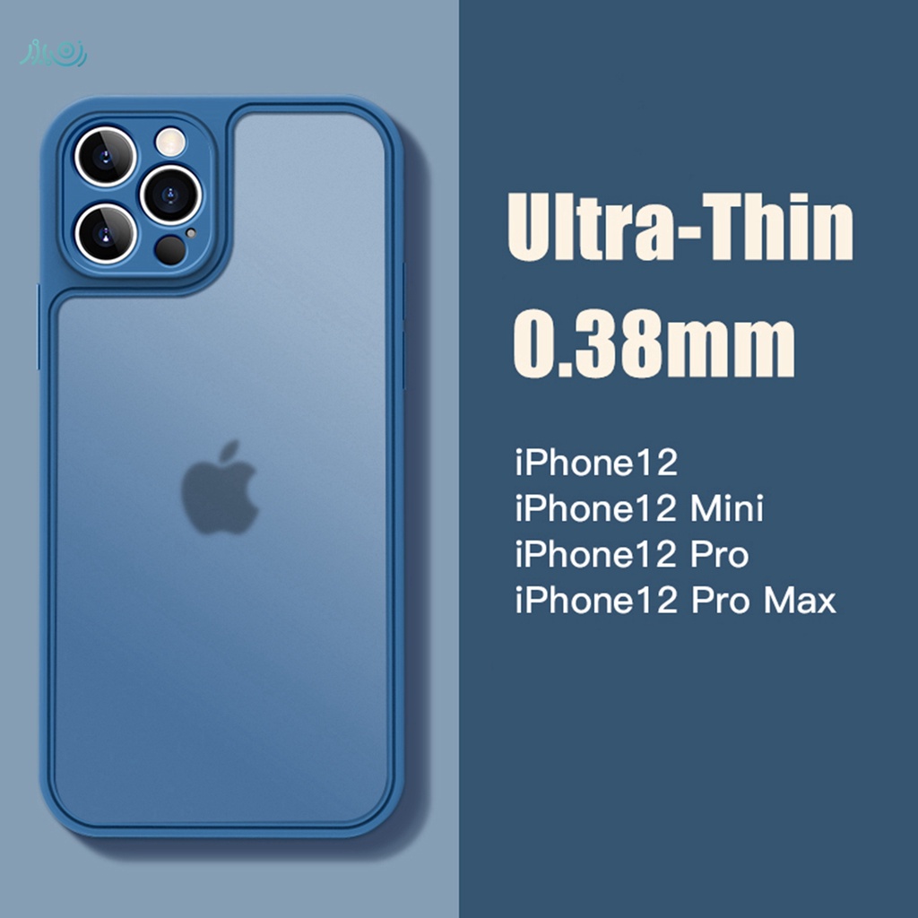 Soft Case Silikon Matte Transparan Ultra Tipis Anti Sidik Jari Shockproof Untuk Iphone 12 13 Pro Max 11 Pro Max Xs Max X