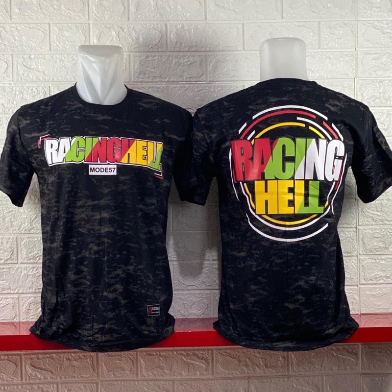 Promo Baju Kaos Distro Pria Wanita Racing Hell