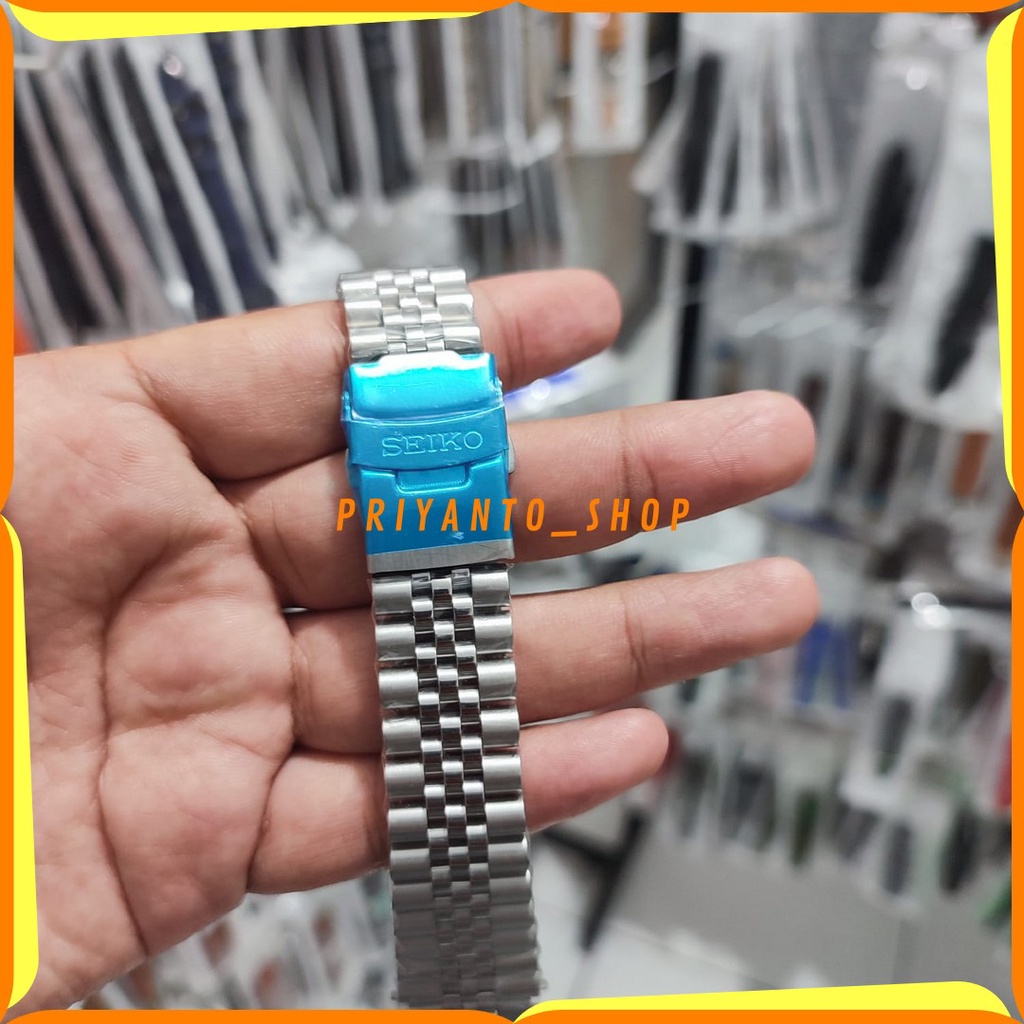 22mm Seiko SKX-007 SKX-009 Jubilee Strap Tali Jam Rantai Seiko 22mm Premium Watch Bend Terbaik