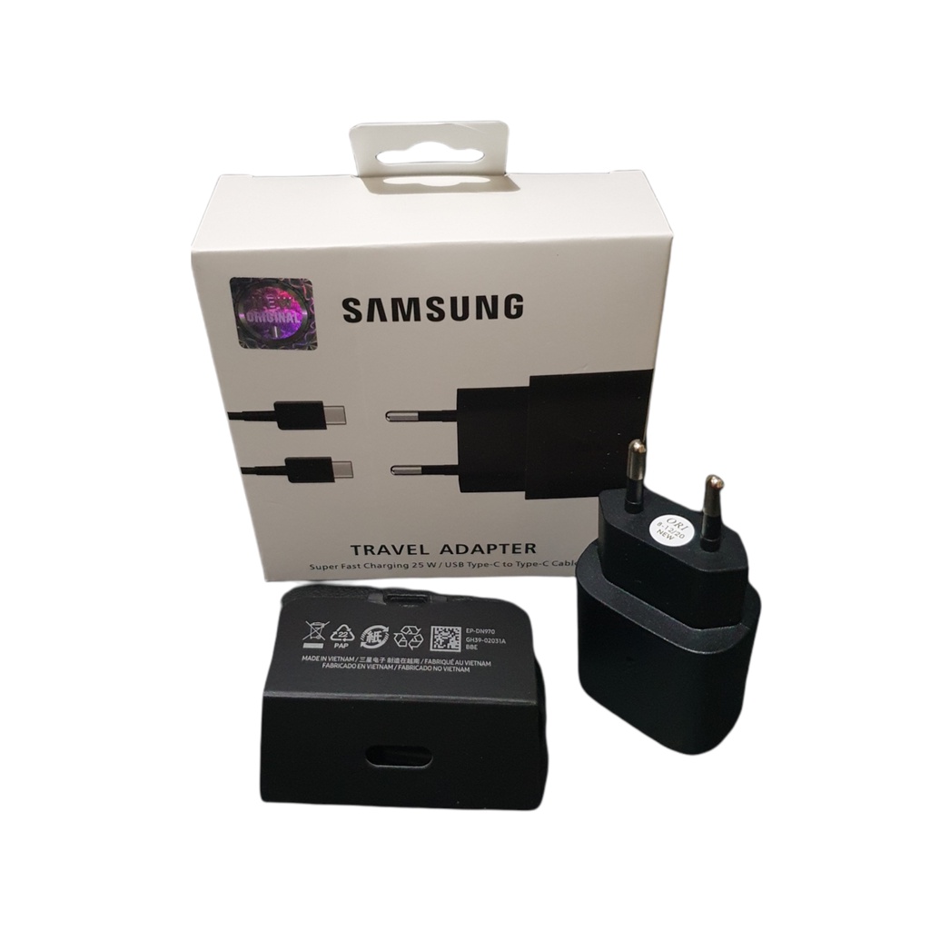 Charger adaptor samsung galaxy note 10  type C to type C PD super fast charging 25W