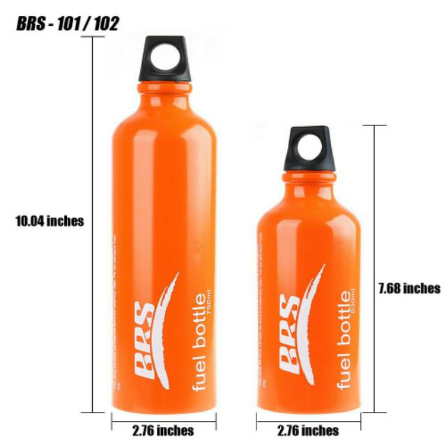 Botol BRS-101 750ml spirtus alkohol fuel bottle oil alcohol spiritus gas stove portable ultralight