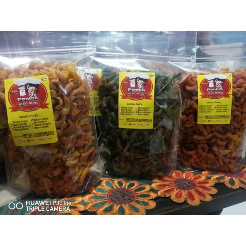 

Cemilan Neng Nong, Macaroni 250gr
