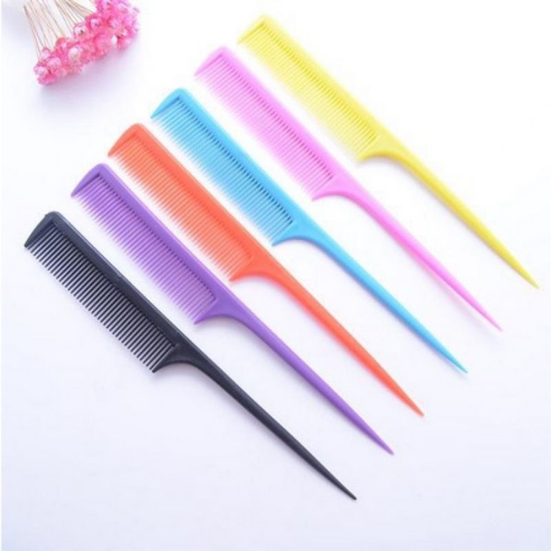 sisir rambut plastik polos