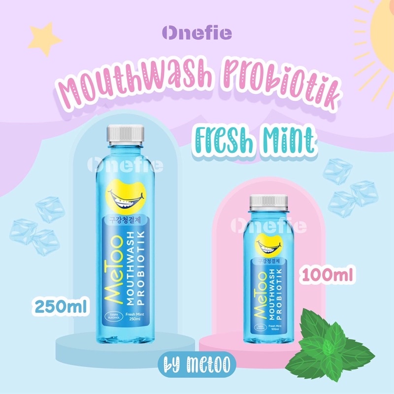 [ READY STOCK ] METOO MOUTHWASH PROBIOTIK | OBAT KUMUR PROBIOTIK | FRESH MINT OBAT KUMUR METOO