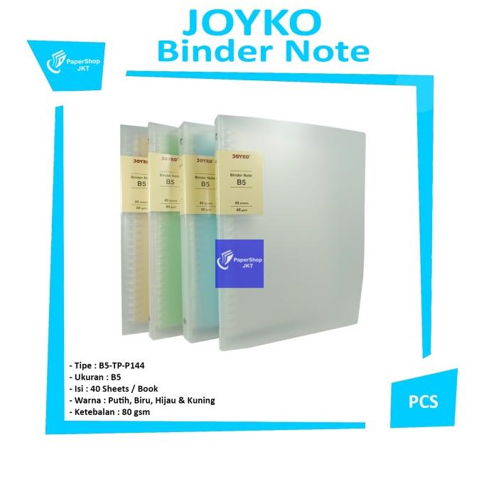 

Joyko Binder Note Cover Transparant Buku Tulis B5-TP-P144