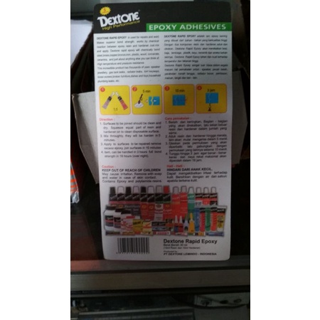 Lem besi dextone bening campur