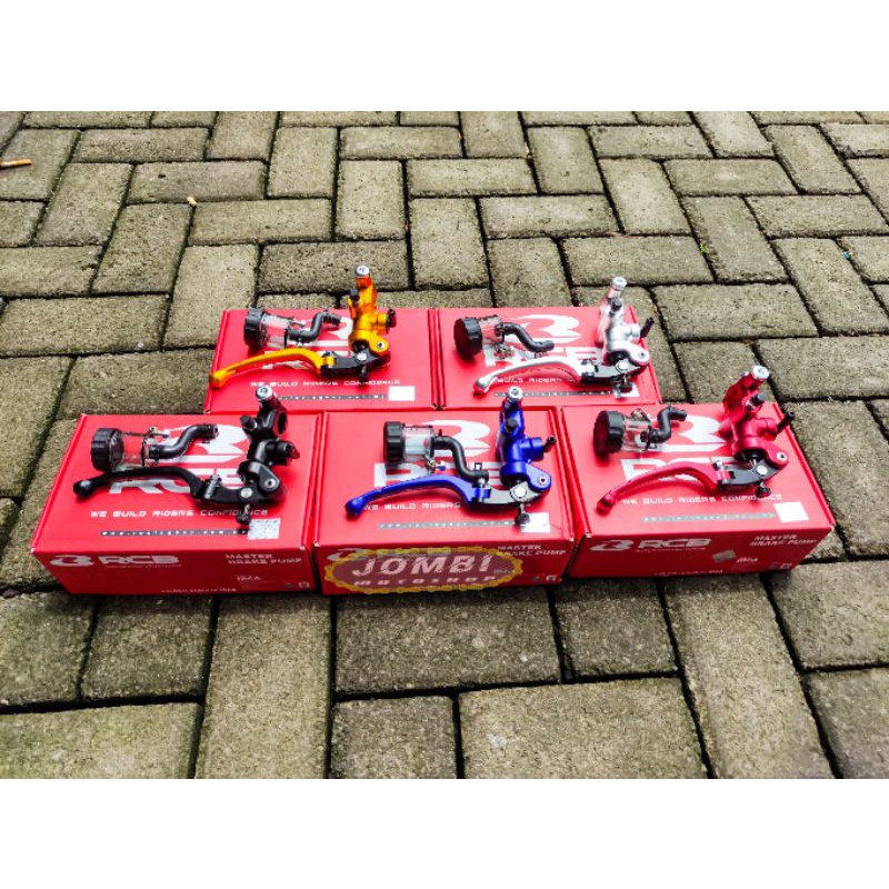 MASTER REM RCB S1 RADIAL KANAN 14MM/ORI RACING BOY  Gold black silver red