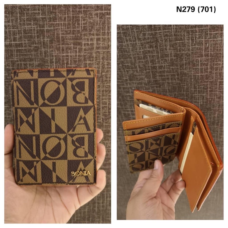 SALE DOMPET BONIA LIPAT MONOGRAM ORIGINAL 100%