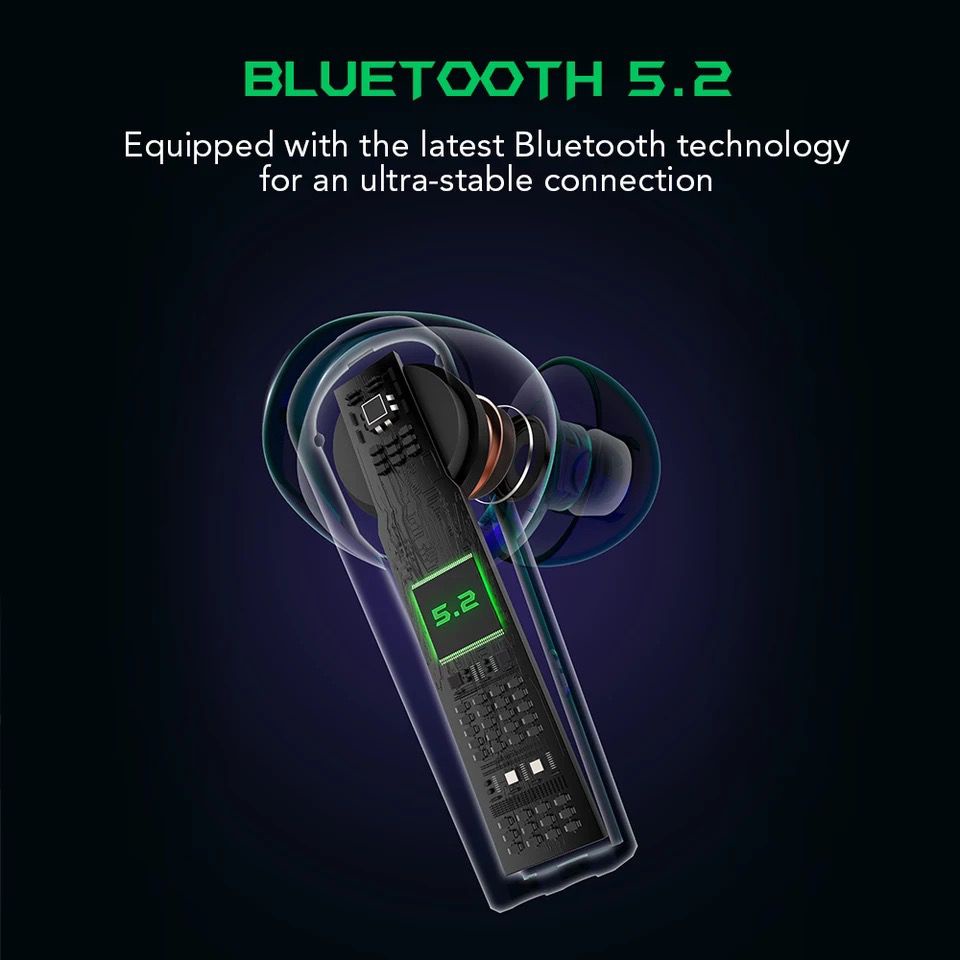 Black Shark Lucifer T2 TWS Bluetooth Gaming Earphone Garansi Resmi 1 Tahun