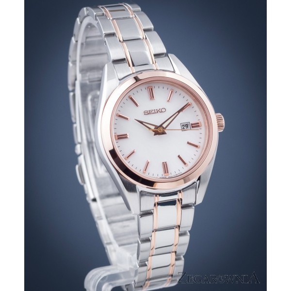 Seiko Ladies SUR634P1 Sapphire White Dial - Jam Tangan Wanita SUR634