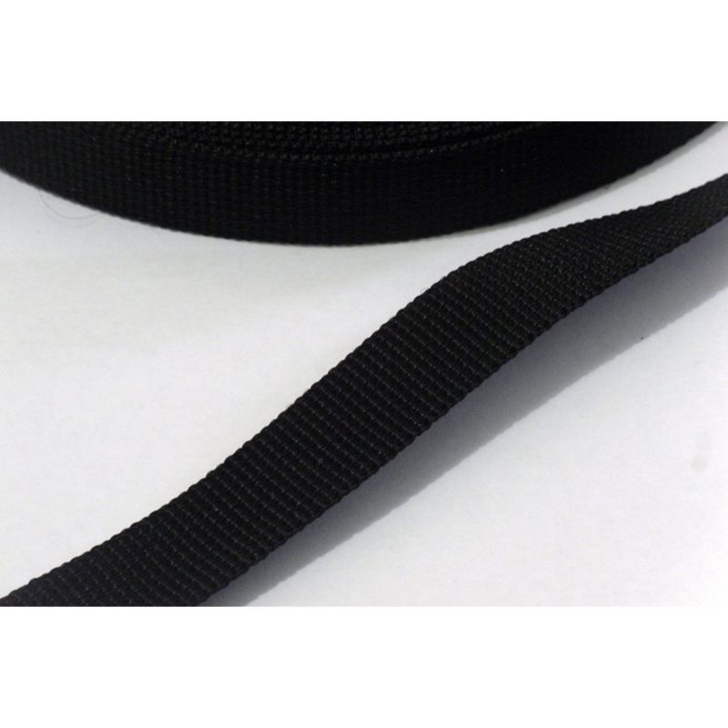 Tali webbing Polyester hitam 2cm /meter