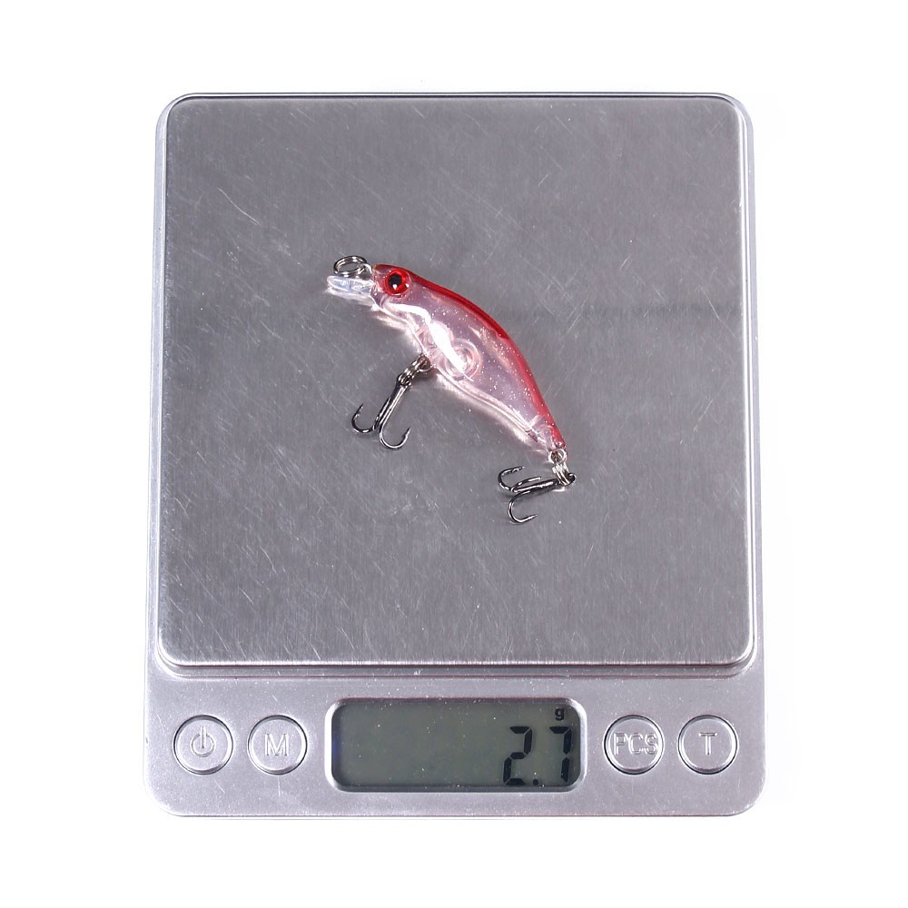 HENGJIA 6PCS Minnow Sinking Wobbler Fishig Bait Umpan Pancing Hard Bait 5cm 2.7g Artificial Crankbait Fishing Tackle