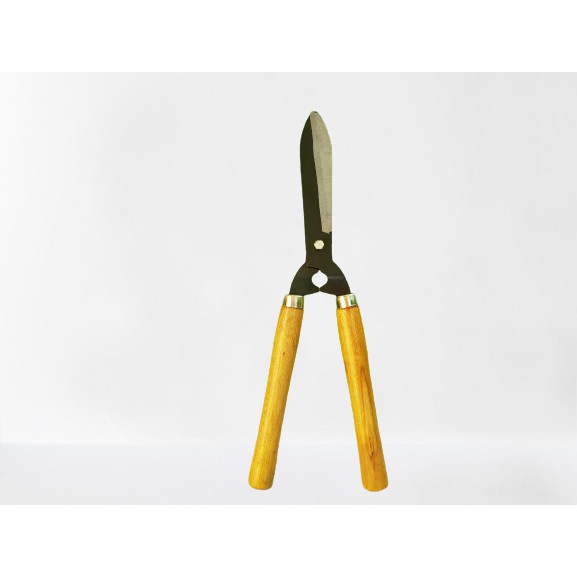 Alat Berkebun Gunting Rumput Gagang Kayu
