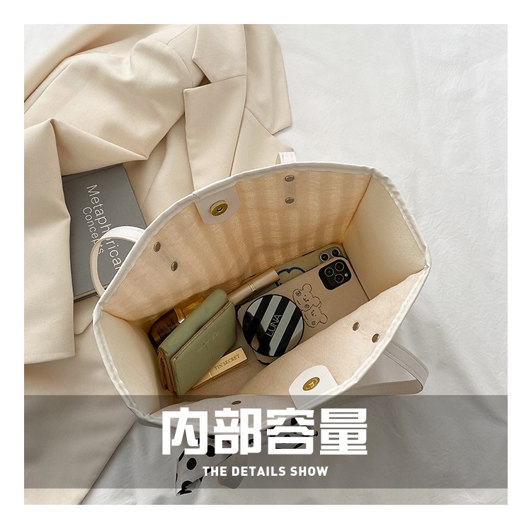 Drozenb Tas Tote Wanita Bahan Anyam Jerami Model Korea/Totebag Fashion Korea Bahan Anyaman Motif Garis/Tas Anyaman Korea Motif Garis/Tas Pantai Korea