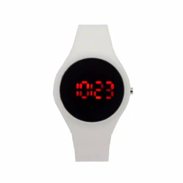 Jam Tangan Pria/Wanita Kasual LED Digital Strap Rubber LD-13