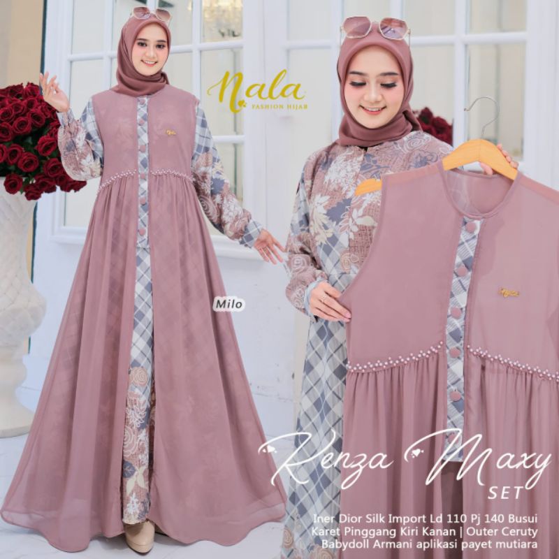 Kenza Maxy Set By ORI Nala Fashion Hijab