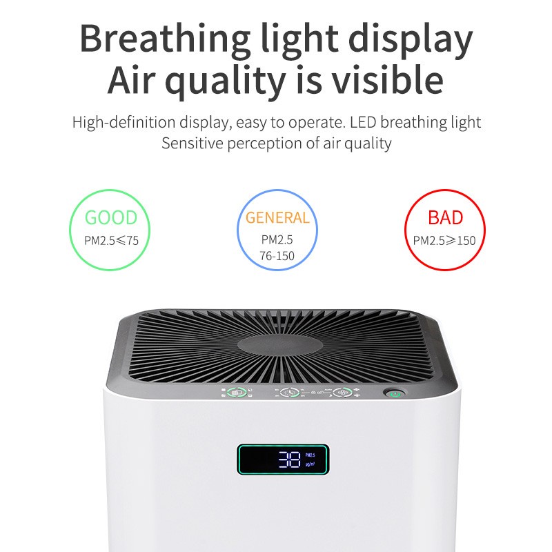 Air Purifier Hepa Filter 13 Portable Pembersih Udara UV Sterilizer