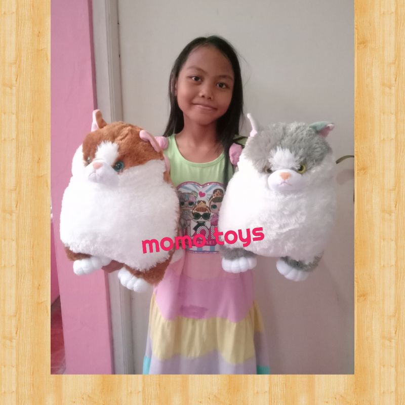 BONEKA KUCING GENDUT BONEKA KUCING SIAM BULU HALUS RASFUR LUCU