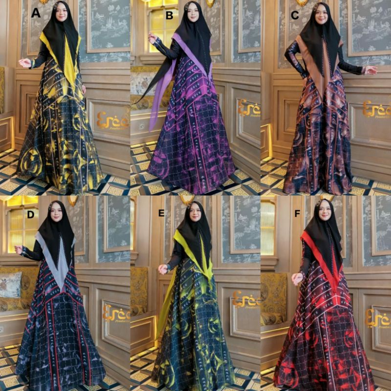 ROSE SYARI BY ERCE GAMIS SYARI PREMIUM BAJU SYARI TERBARU GAMIS ORIGINAL