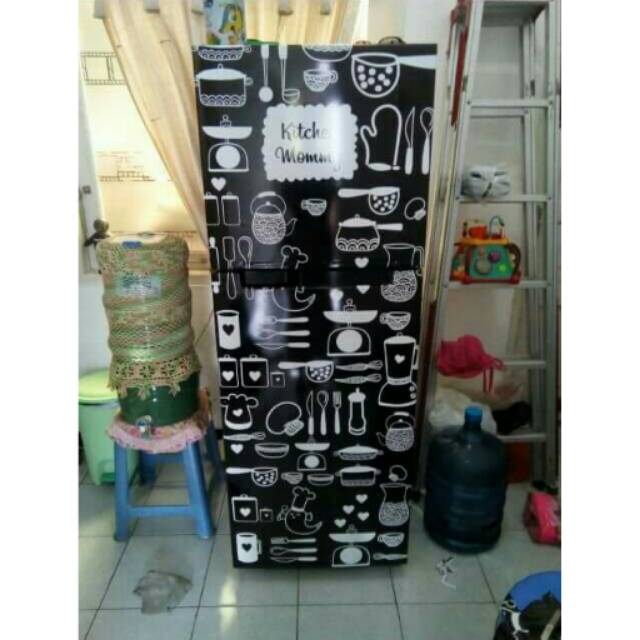 Stiker Kulkas 2 Pintu