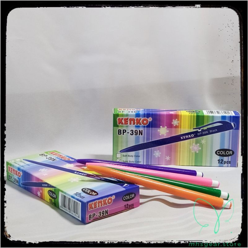 

Pulpen Hitam Kenko BP 39 N Retractable Bolpen Ballpen Ball point