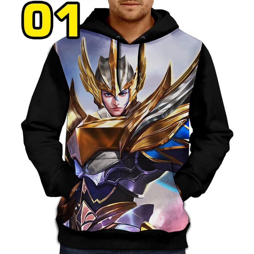 HOODIE JAKET MOBILE LEGENDS ZILONG 01