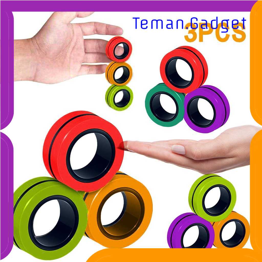 TG-MA Lyshare Mainan Anak Magnetic Fidget Spinner Ring Children Toy - 77894