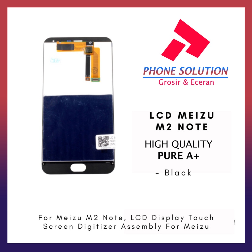 LCD Meizu M2 Note Original Fullset Touchscreen // Supplier LCD Meizu - Garansi 1 Bulan