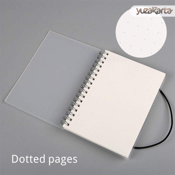 

[RESTOCK] Buku Binder Catatan Jurnal Harian Notebook Buku Agenda Ukuran A5 - DOTTED PAGES