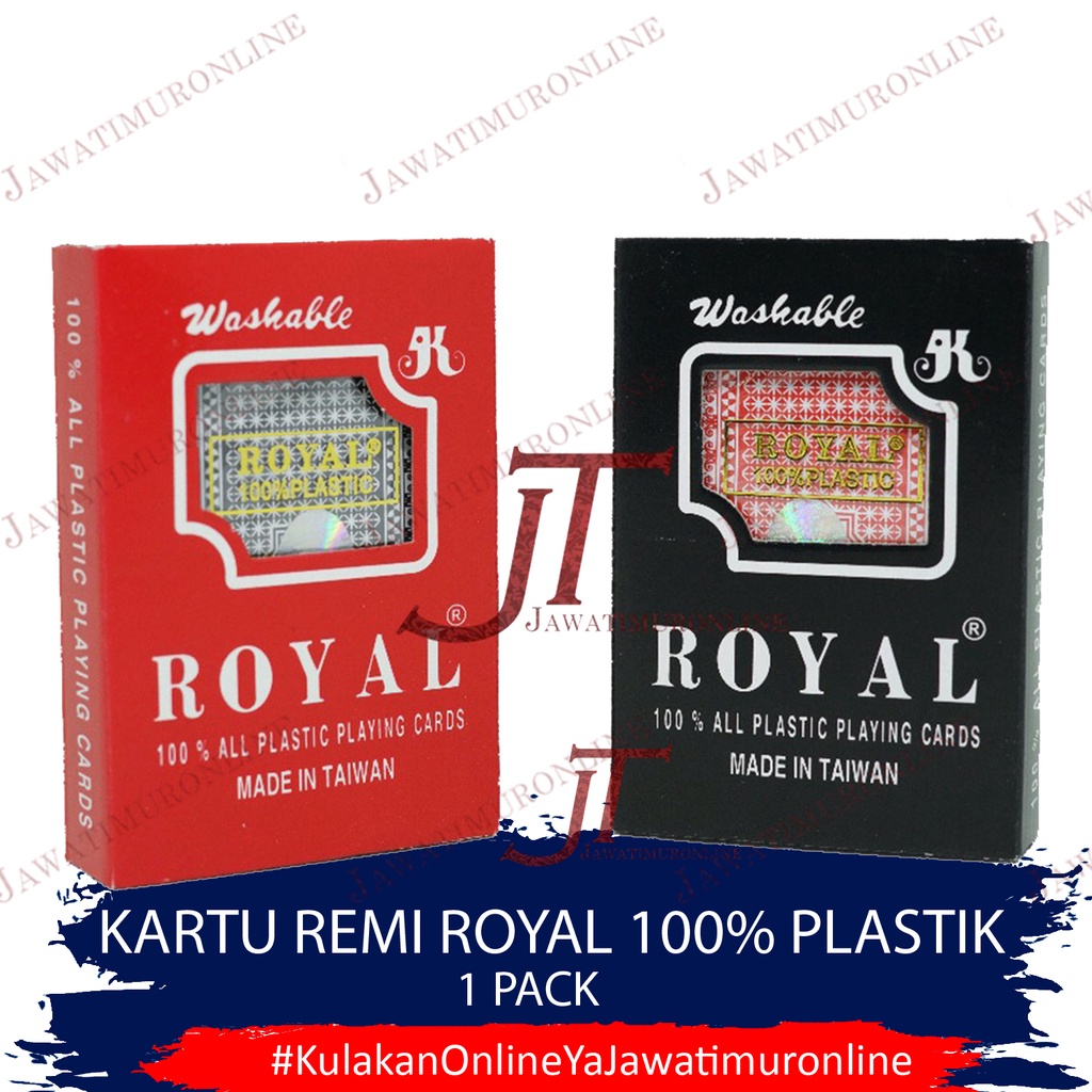 Kartu Remi ROYAL Plastik / Remi ROYAL Full Plastik