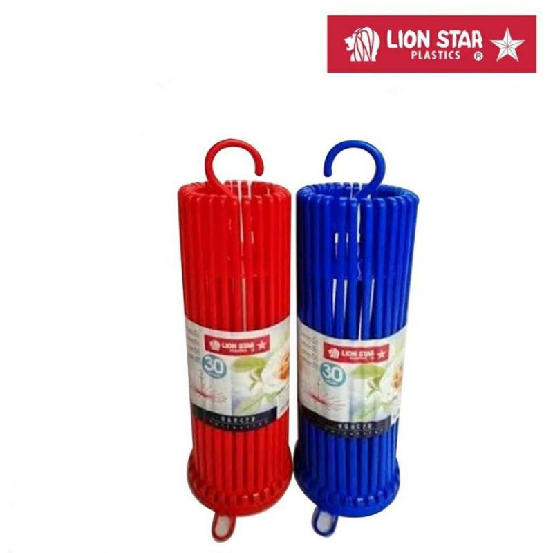 Lion Star Folding Hanger 30 Stik/ Jemuran Baju Bayi