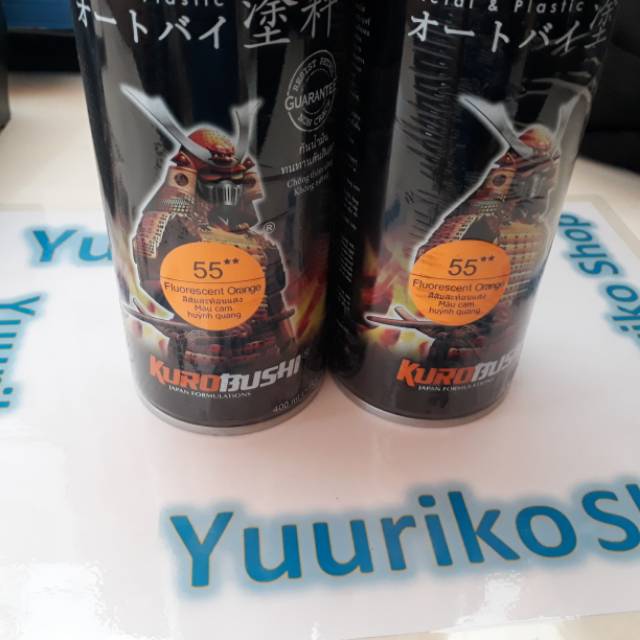 Pilok Samurai Cat samurai paint  flurescent orange 55 pylok pilox cat semprot orange stabilo terang.