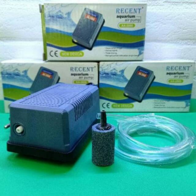 Paket Mesin gelembung aquarium 1 lubang / Paket Aerator 1 lubang / Pompa udara / air pump