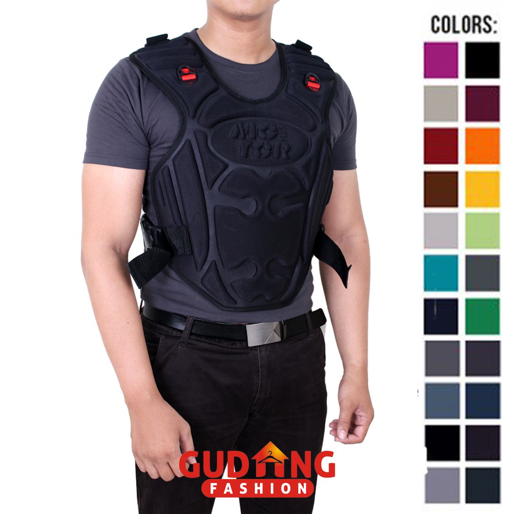 Rompi Motor / Alas Dada / Pelindung Dada / Body Protector Bikers / Rompi Anti Angin - MTR (COMB)