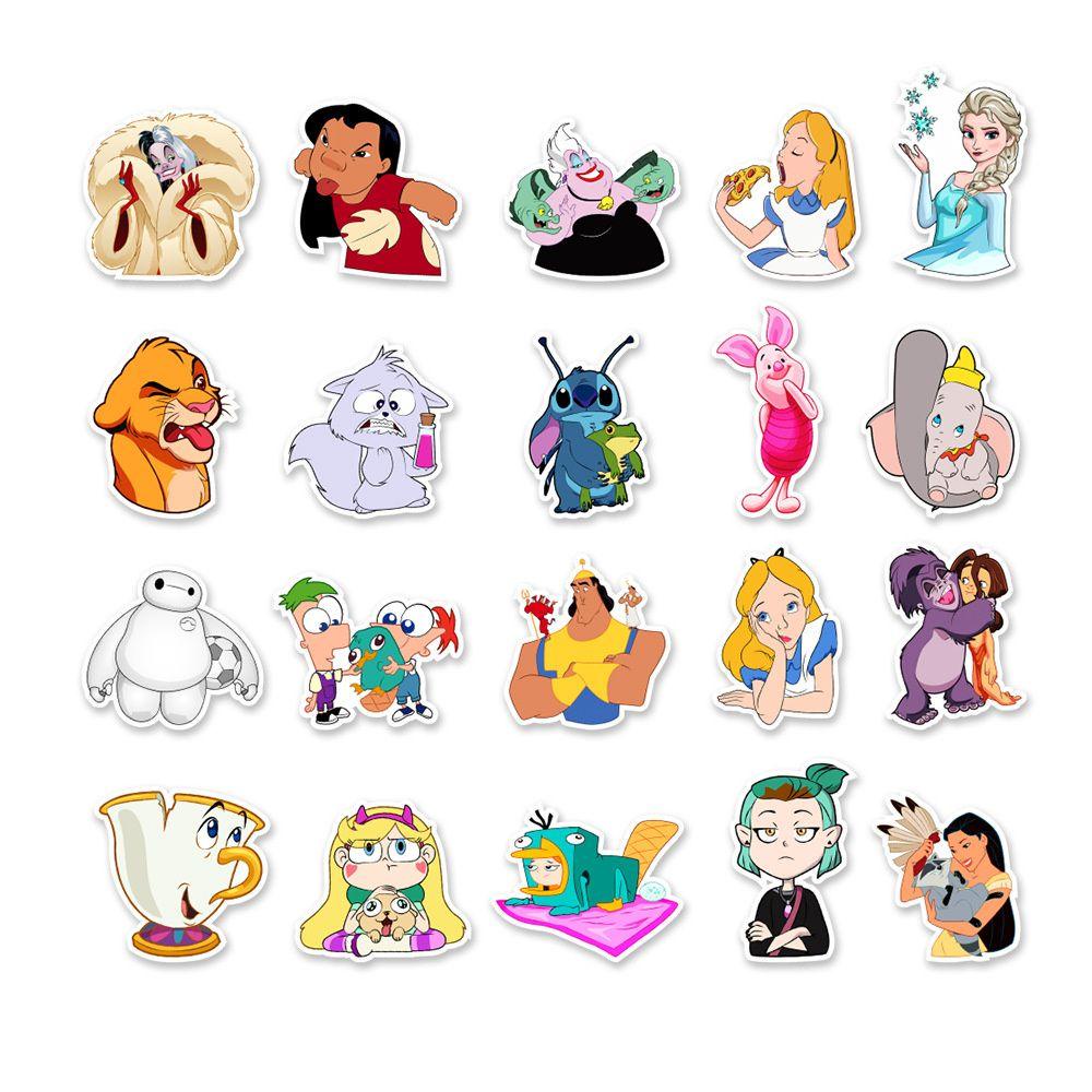 Lanfy Stiker Anime 50Pcs/Lot DIY Mainan Laptop Decals Notebook Skateboard Stiker Poster