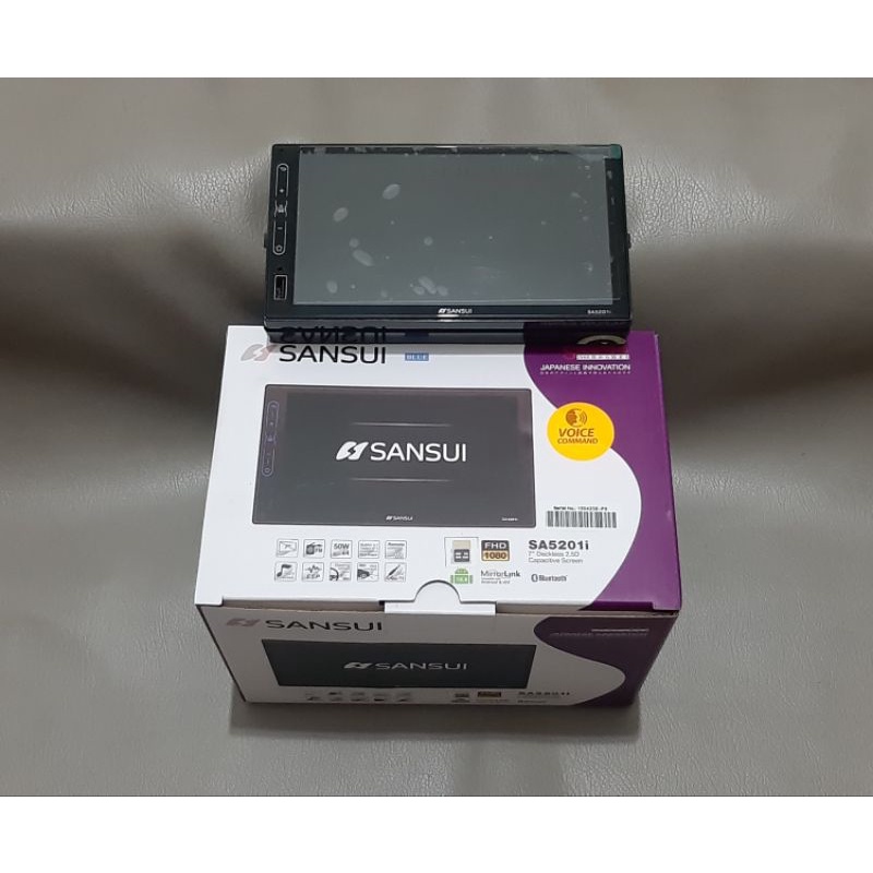 Head Unit Android 7 inch SANSUI SA5201i Type BLUE Voice Command 7inch Mobil SA-5201i SA 5201 i