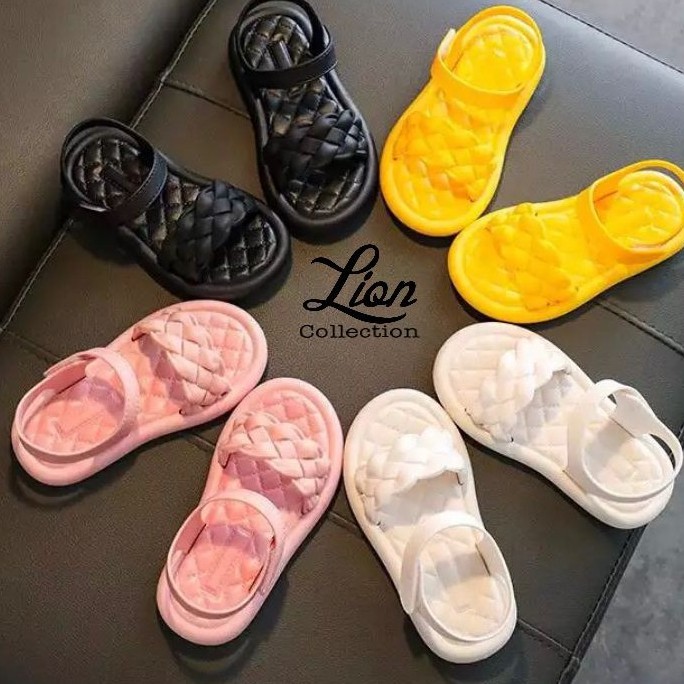 Sandal Anak Elora JH Jelly Import 1538 / Sandal Anak Perempuan Bahan Karet Model Lucu 1-10 Tahun / sandal tali anak