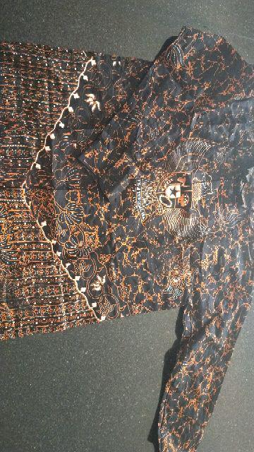 Batik Pria Motif Garuda M L Xl (original) Indonesia Solo