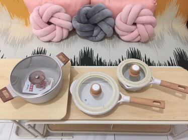 Belvin Cookware Panci Casserole Wajan Granit Keramik 24cm Tutup Kaca Handle Premium Cookware