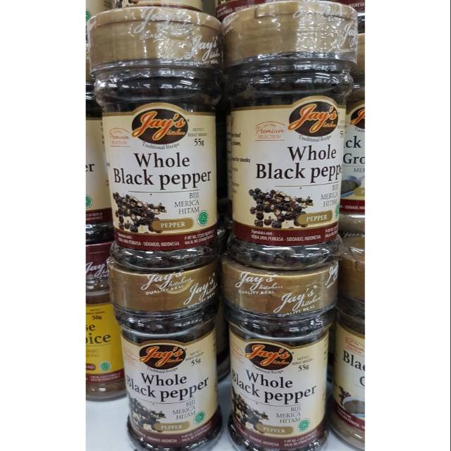 

Jay's Whole Black Pepper / Biji Merica Hitam