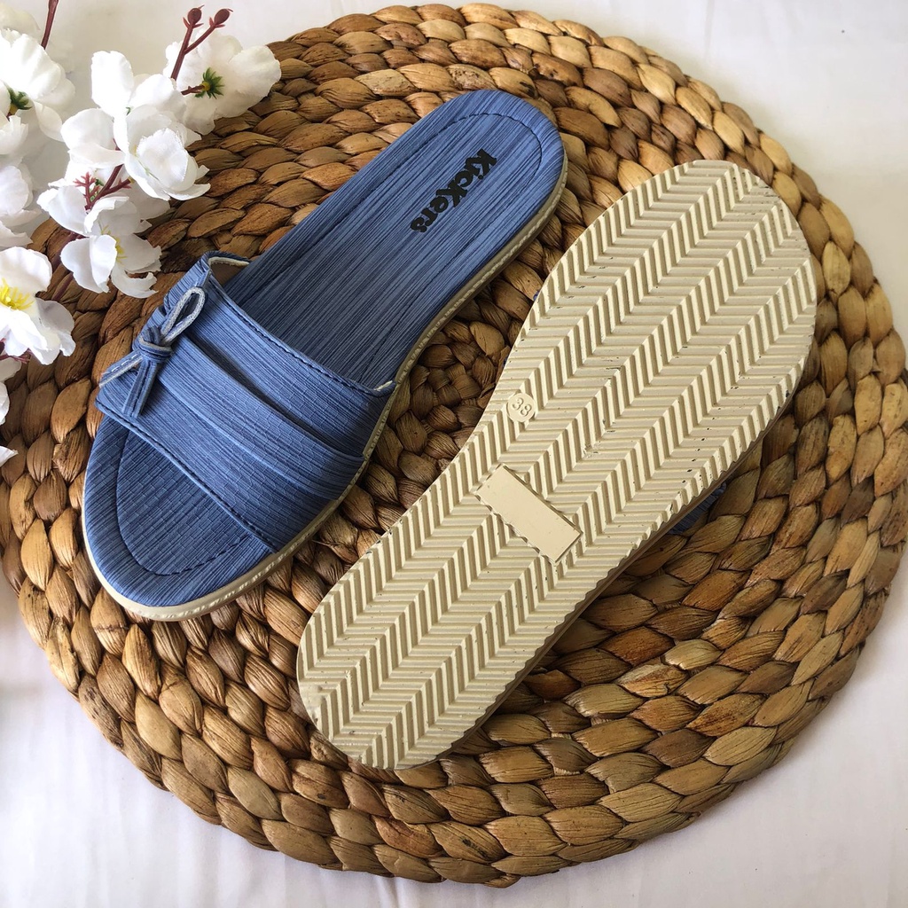 SLOP PITA 2 SANDAL CEWEK TERLARIS SENDAL WANITA POPULER  PEREMPUAN KECE Series Sandal Slop Slip On Teplek Wanita Sandal Cewek RAMADHAN SALE GRATIS ONGKIR SENDAL WANITA SLOP RAJUT TEPLEK MURAH KEKINIAN SIMPLE SANTAI SANDAL PEREMPUAN FLAT SELOP SLIP CASUAL